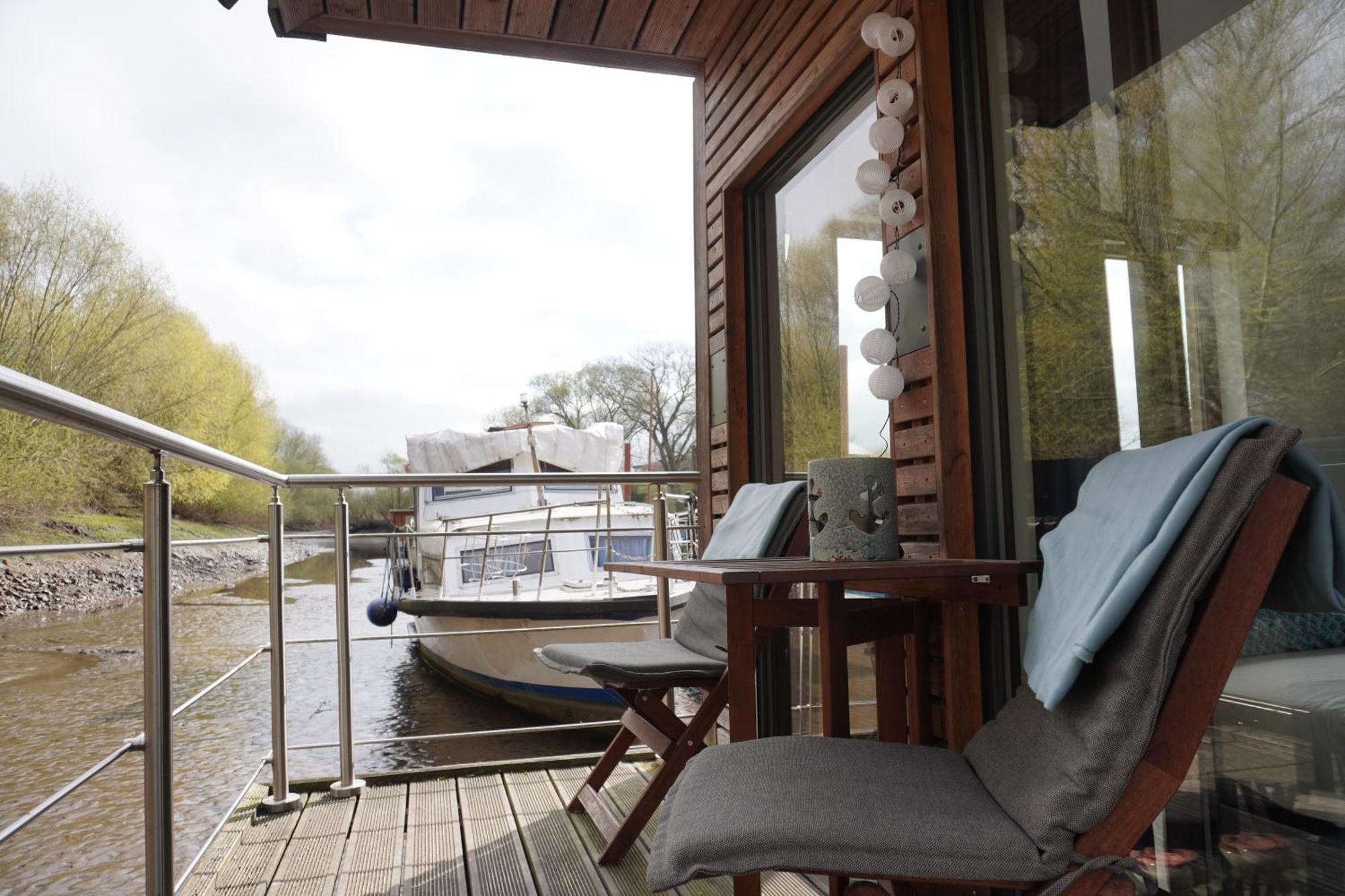 Vila Hausboot Stoeckte Winsen  Exteriér fotografie
